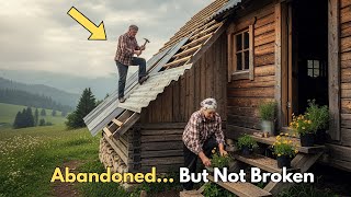 Abandoned by Children — Elderly Couple Turned a Ruined Mountain Cabin Into a Paradise