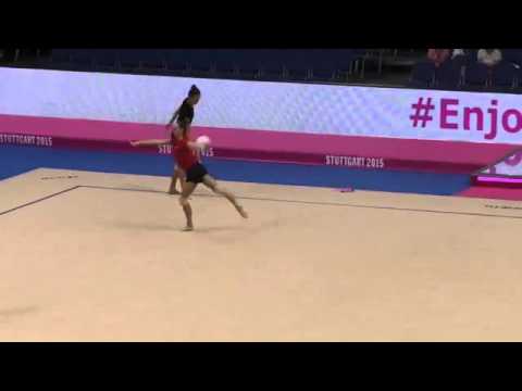 World Championships Stuttgart 2015 Training Ball / Katsiaryna Halkina