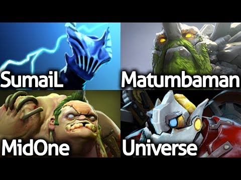 Allstar Ranked EU Match - Matum Gh Universe Crit vs Sumail MidOne Mind_Control Timado Dota 2
