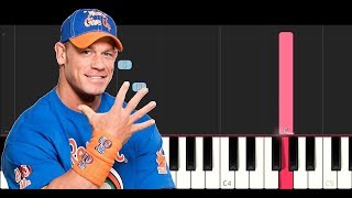 John Cena Theme (Piano Tutorial)
