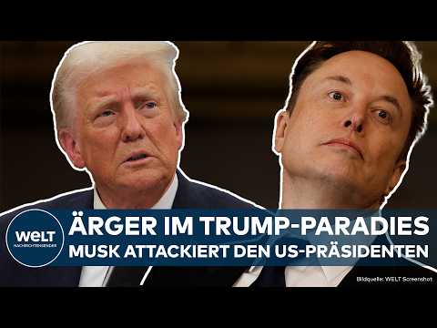 USA: Ärger im Trump-Paradies! Elon Musk schießt heftig gegen den US-Präsidenten