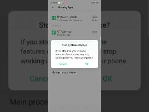 How to disable automatic updates in the Oppo smartphone