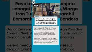 Suasana Meriah Iran usai Gencatan Senjata, Warga Turun ke Jalan Kibarkan Bendera & Takbir