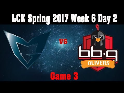 SSG vs. BBQ Game 3 - LCK Spring Split 2017 Week 6 Day 2 - Samsung GALAXY vs. bbq OLIVERS Game 3