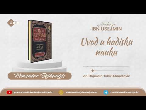 01) Uvod u hadisku nauku