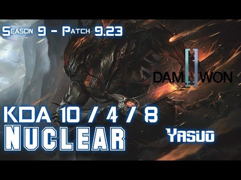DWG Nuclear YASUO vs LUCIAN ADC - Patch 9.23 KR Ranked