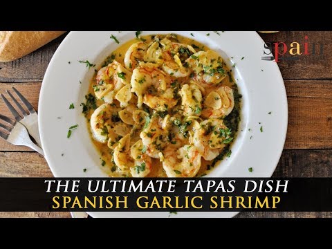 Garlic Shrimp with Saffron & White Wine