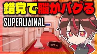錯覚で頭がおかしくなる高難易度パズルゲームらしい【 #superliminal  】