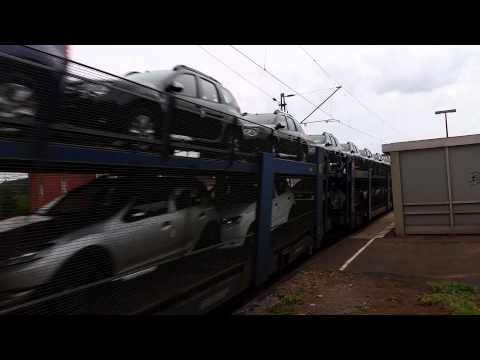 SBB Re  4 / 4 " 421 389 - 8 Cargo mit Autozug in B