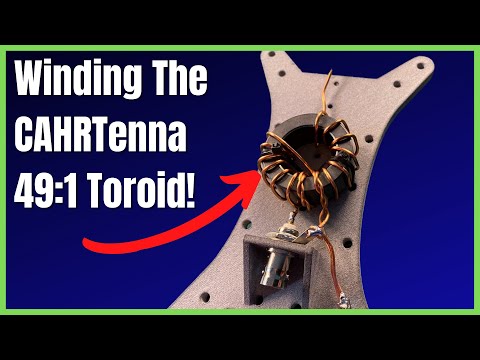 Winding the CaHRtenna Artemis Toe-Roid (Prototype) - 49 :1 Unun / Balun thumbnail