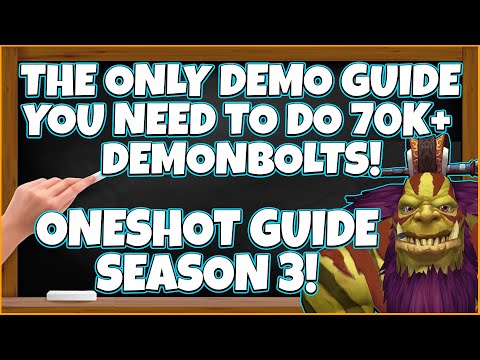 70K DEMONBOLT GUIDE! ONESHOT EVERY CLASS! THE ONLY DEMONOLOGY WARLOCK GUIDE YOU NEED TO WATCH!