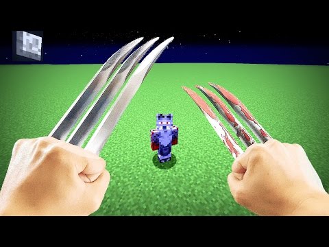 REALISTIC MINECRAFT - STEVE BECOMES WOLVERINE