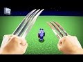 REALISTIC MINECRAFT STEVE BECOMES WOLVERINE