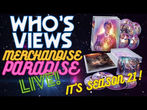 WHO'S VIEWS MERCHANDISE PARADISE: DOCTOR WHO THE COLLECTION SEASON 21 - LIVE CHAT!