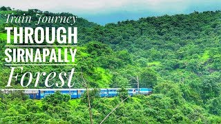 preview picture of video 'Train Journey through Sirnapalli Forest'
