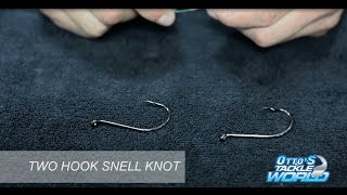 Easy Fishing Knots - How to tie a Two Hook Snell K