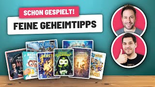 Brettspiel-Neuheiten im Kurz-Fazit!