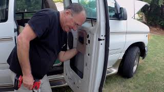 2001 Ford E250 Van Side Door Latch Repair Part 1. Ver 2.