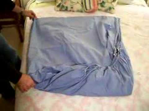 How To Fold A Fitted Sheet Into A Nice Flat Rectangle