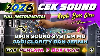 Download lagu CEK SOUND DANGDUT KOPLO BASS GLERR TERBARU 2026 | FULL INSTRUMENTAL CLARITY BIKIN SOUND JADI MANTAB mp3 Download lagu CEK SOUND DANGDUT KOPLO BASS GLERR TERBARU 2026 | FULL INSTRUMENTAL CLARITY BIKIN SOUND JADI MANTAB mp3