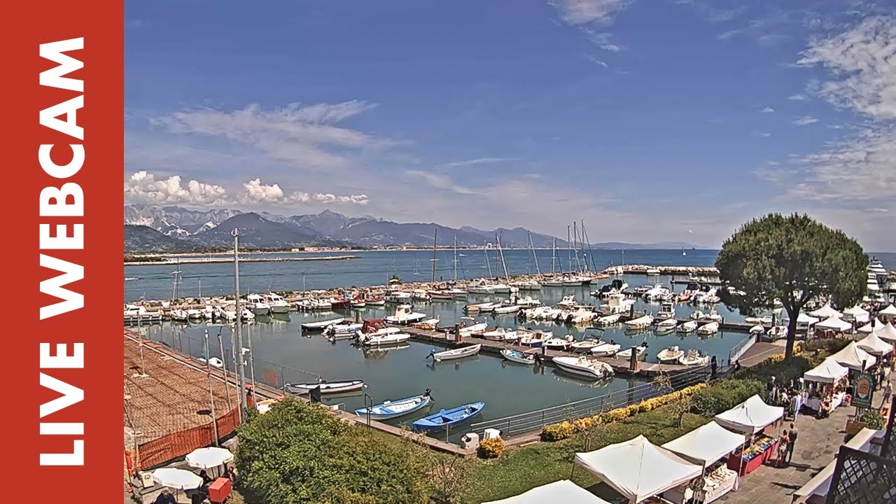 Live webcam view of Bocca di Magra Harbor & Marina