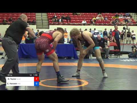 2018 Marine Corps US Open/Senior Men's Freestyle 86 Rnd Of 32 - David Taylor (NLWC) Vs. Evan Hanse