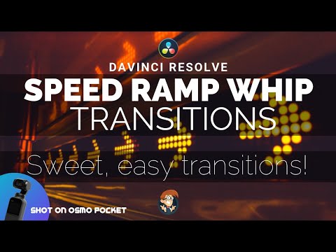 Speed ramp whip transitions in Davinci Resolve - 5 Minute Friday #23