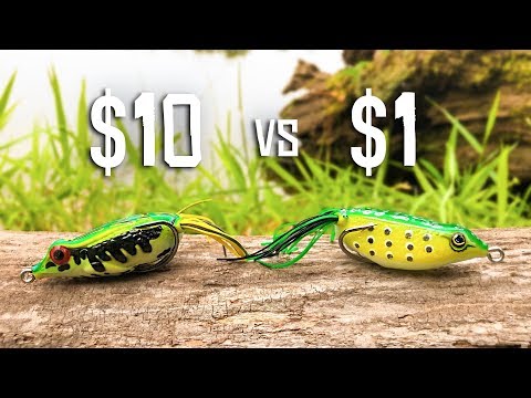 CHEAP vs EXPENSIVE Frog Fishing CHALLENGE!!! (HUGE BASS) Video
