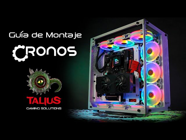 Vídeo relacionado con TALIUS Caja Gaming Cronos Frost. PC de Juego de Torre ATX de Cristal Templado. Incluye 3 Ventiladores Iris ARGB más centralita, 4 filtros Anti Polvo imantados (Blanco)