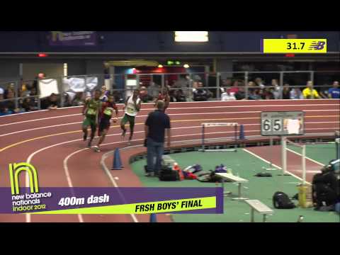 Boys 400m Freshman Section 4 - New Balance Indoor Nationals 2012
