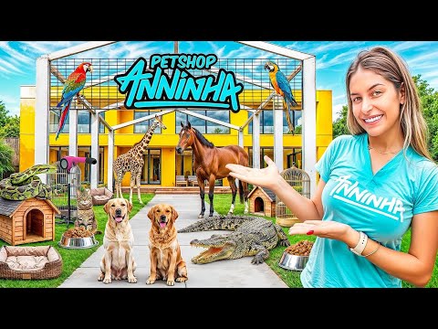 TRANSFORMEI OS STUDIOS ANNINHA EM UM PET SHOP EXÓTICO !!!