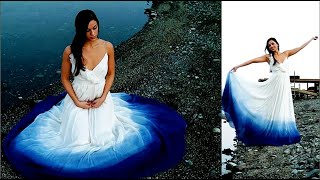 Make Your Big Day More Colorful with Dip Dye Wedding Dress II
