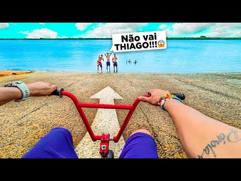 DESCI A BARRANCA DE MINI BMX * não repitam isso *