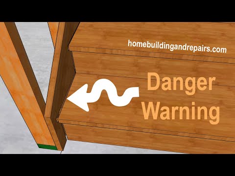 How To Repair Steps Separating From Housed Stringers When They Can't Be Pulled Back Together