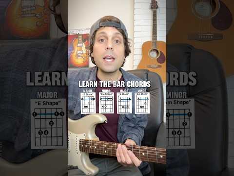The 4 Bar Chords of Guitar #learning #bar #barre #chords #guitar #students #learn