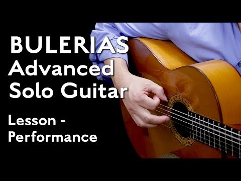 Intermediate/Advanced Bulerias Guitar Solo Lesson Performance