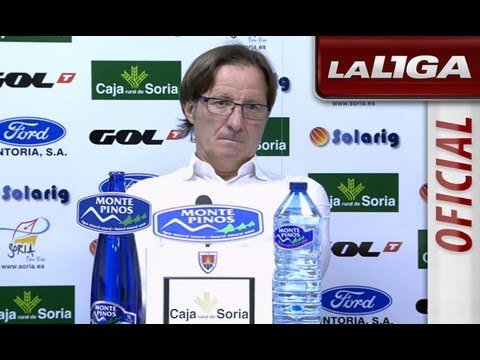 Rueda de Prensa de Anquela tras el CD Numancia (1-1) UD Las Palmas - HD