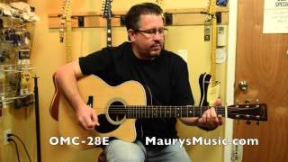 Video thumbnail for Martin OM-28 vs OMC-28E at MaurysMusic.com by Maury's Music