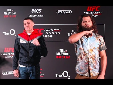 UFC London Media Day Staredowns - MMA Fighting