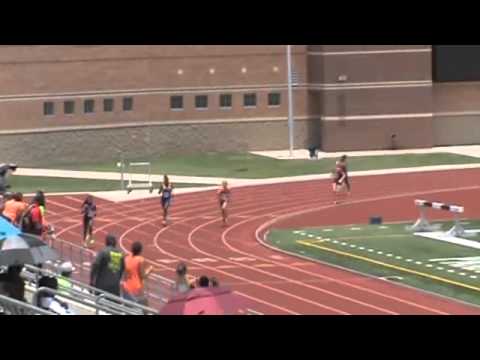 2013 USATF Region 12   (11-12) Girls   400m Dash   Prelims   Heat 1