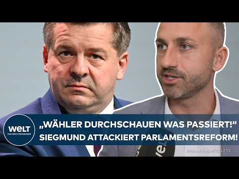 Video Thumbnail: AFD: „Selbstentlarvend!“ – Siegmund attackiert Parlamentsreform in Sachsen-Anhalt scharf!