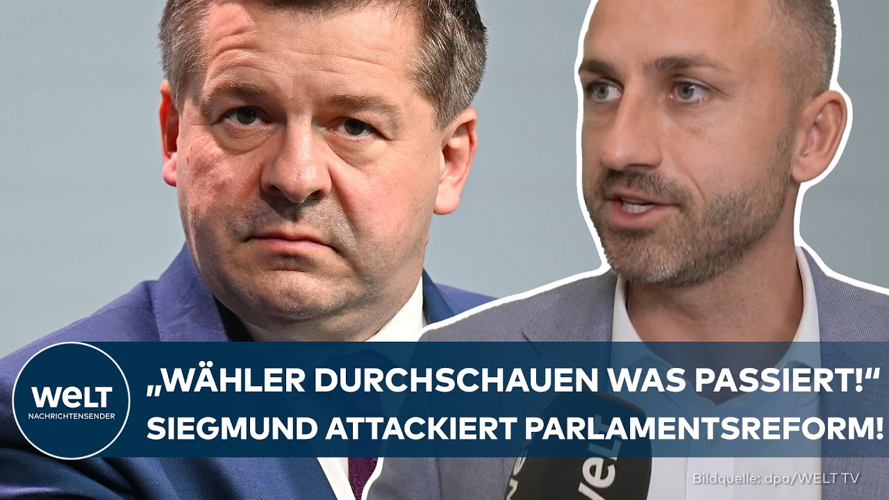 AFD: „Selbstentlarvend!“ – Siegmund attackiert Parlamentsreform in Sachsen-Anhalt scharf!