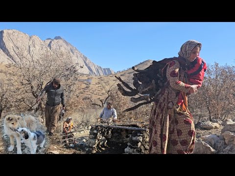 Cubrir el techo de la casa de los cachorros: vida nómada en el corazón de la naturaleza de Irán