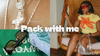 Pack with me for Jamaica: how to pack efficiently, styling tips, and packing hacks | cassiekaygee