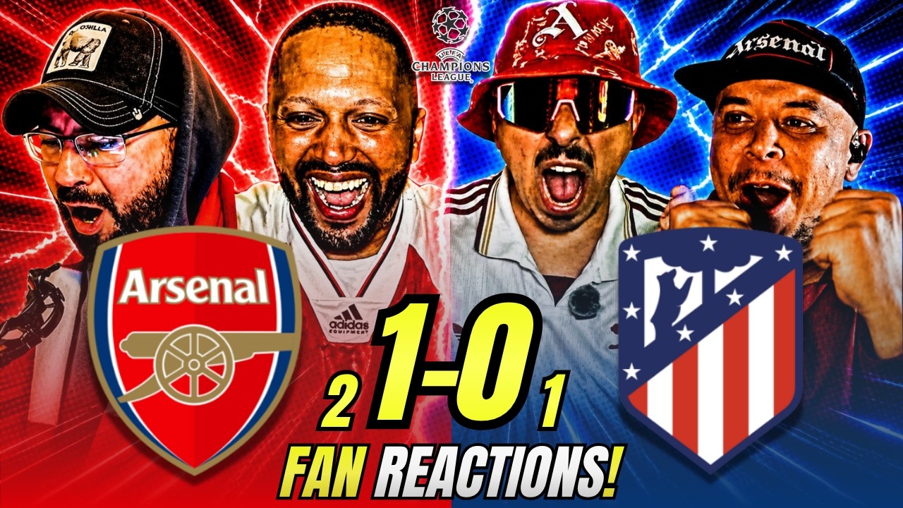 Arsenal Fans FULL-TIME Reactions to Arsenal 1-0 Atletico Madrid | Champions League Fan Reactions
