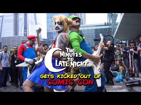 Two Minutes to Late Night Gets Kicked Out of Comic Con