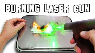 ✔ How To Make a Burning Laser Gun