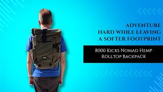Ditch the Plastic: Why This Hemp Backpack is Changing My Travels by 8000 Kicks