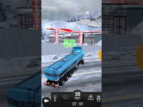 tanker truck driving games New oil tanker transporter truck simulator #shorts #short #shortvideo