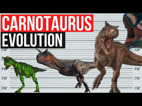 Carnotaurus Evolution 1997 - 2022 | Jurassic Park, Jurassic World Dominion